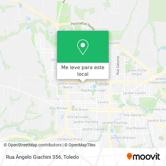 Rua Ângelo Giachini 356 mapa