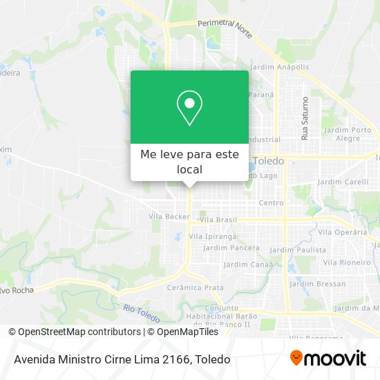 Avenida Ministro Cirne Lima 2166 mapa