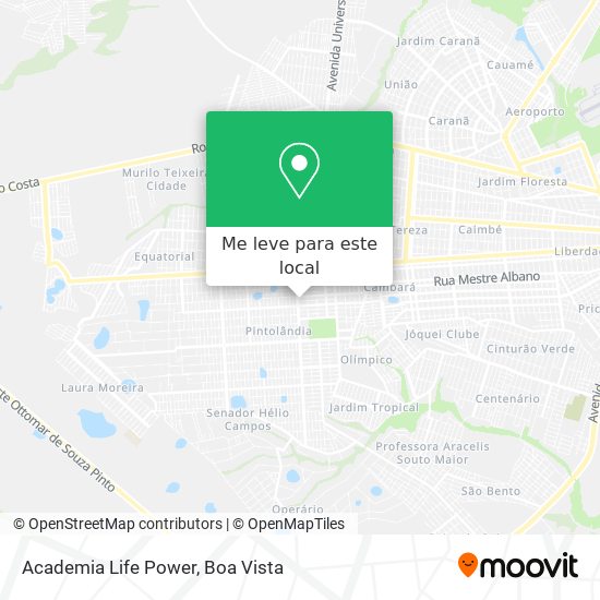 Academia Life Power mapa
