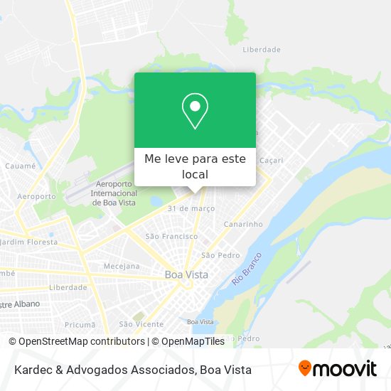 Kardec & Advogados Associados mapa