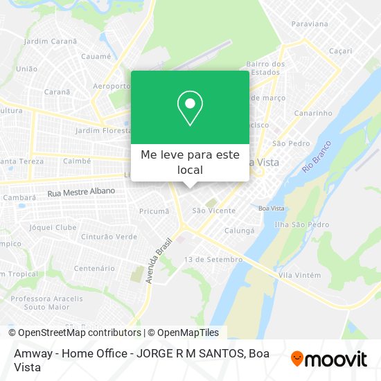 Amway - Home Office - JORGE R M SANTOS mapa