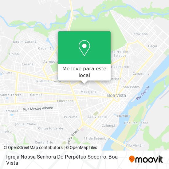 Igreja Nossa Senhora Do Perpétuo Socorro mapa