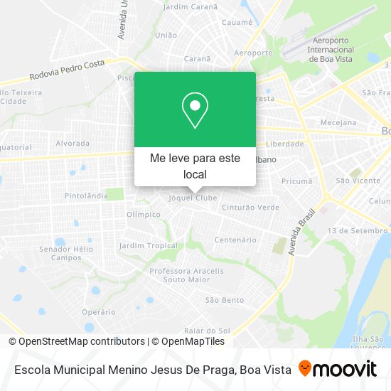 Escola Municipal Menino Jesus De Praga mapa