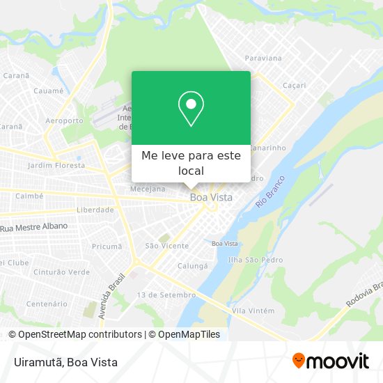 Uiramutã mapa