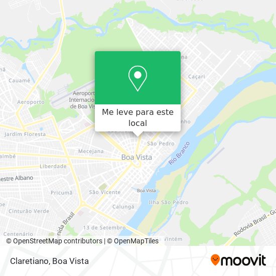 Claretiano mapa