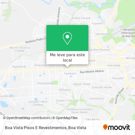 Boa Vista Pisos E Revestimentos mapa