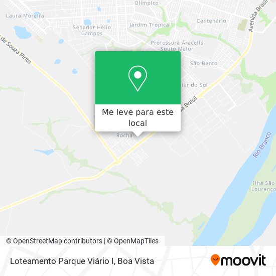 Loteamento Parque Viário I mapa