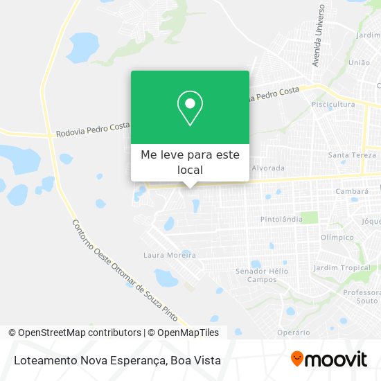 Loteamento Nova Esperança mapa