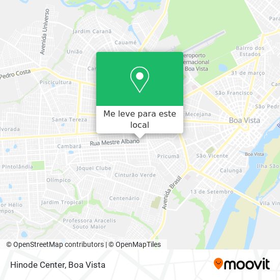 Hinode Center mapa