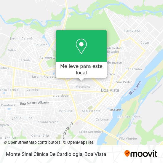 Monte Sinai Clínica De Cardiologia mapa