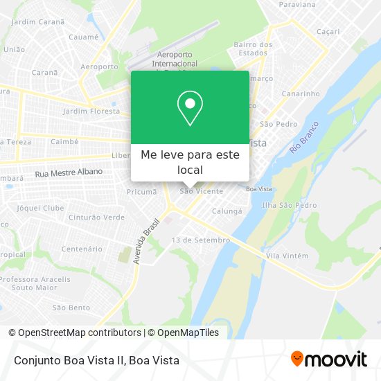 Conjunto Boa Vista II mapa