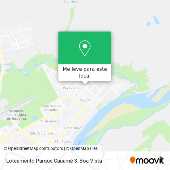 Loteamento Parque Cauamé 3 mapa