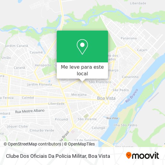 Clube Dos Oficiais Da Polícia Militar mapa