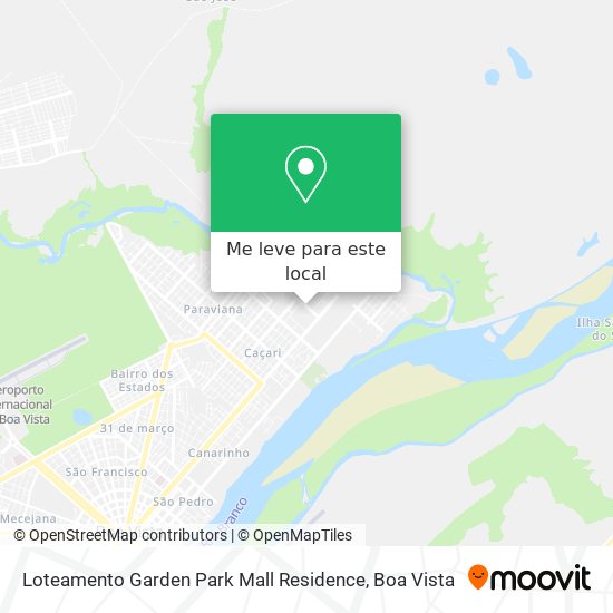 Loteamento Garden Park Mall Residence mapa