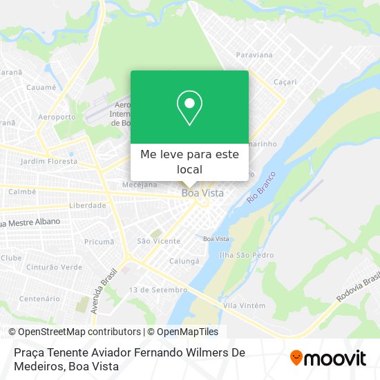Praça Tenente Aviador Fernando Wilmers De Medeiros mapa