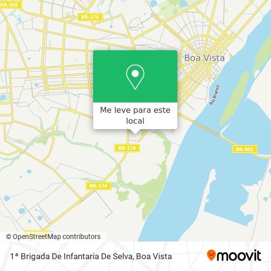 1ª Brigada De Infantaria De Selva mapa