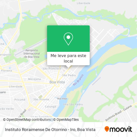 Instituto Roraimense De Otorrino - Iro mapa
