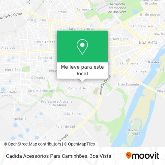 Cadida Acessórios Para Caminhões mapa