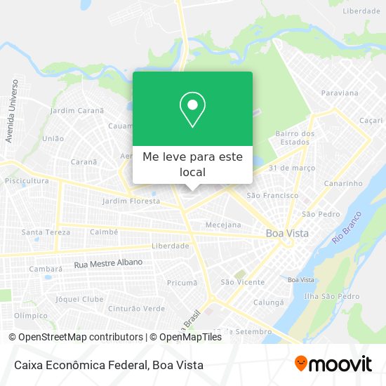 Caixa Econômica Federal mapa