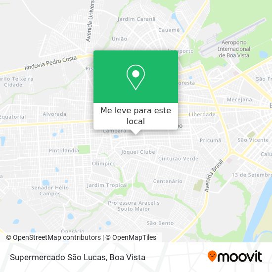 Supermercado São Lucas mapa