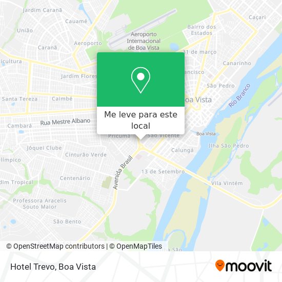 Hotel Trevo mapa