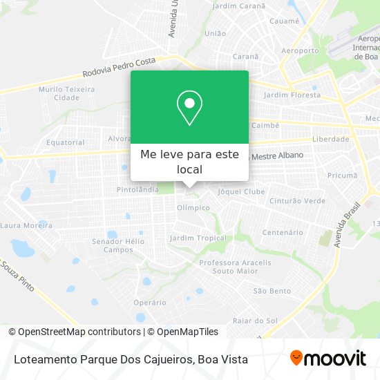 Loteamento Parque Dos Cajueiros mapa