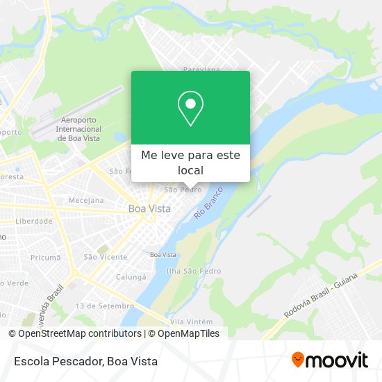 Escola Pescador mapa