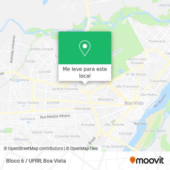 Bloco 6 / UFRR mapa