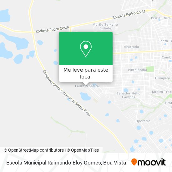 Escola Municipal Raimundo Eloy Gomes mapa