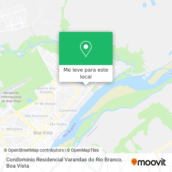 Condomínio Residencial Varandas do Rio Branco mapa