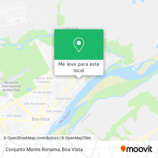 Conjunto Monte Roraima mapa