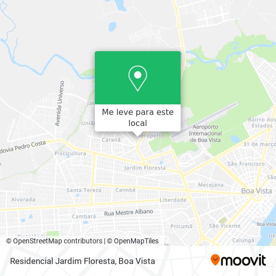 Residencial Jardim Floresta mapa