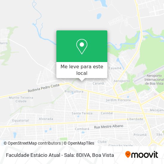 Faculdade Estácio Atual - Sala: 8DIVA mapa