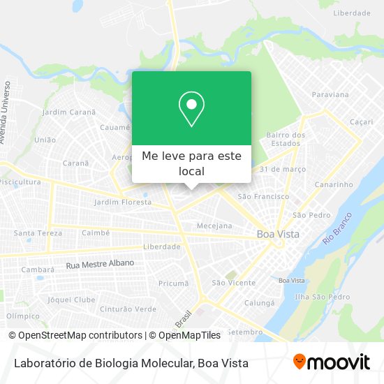 Laboratório de Biologia Molecular mapa