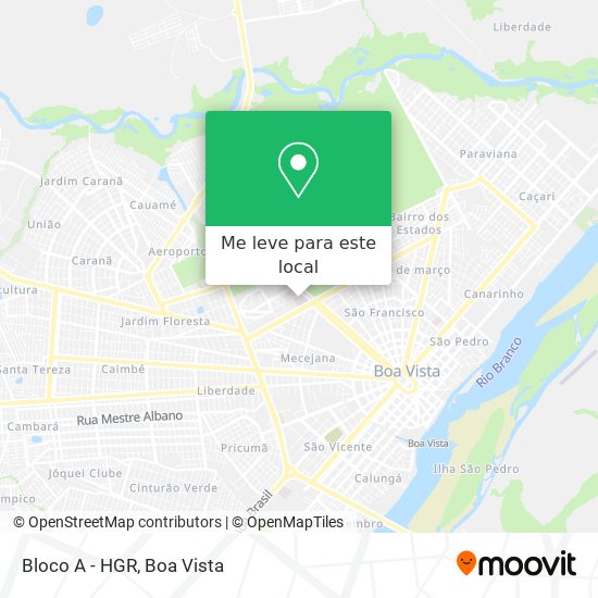 Bloco A - HGR mapa