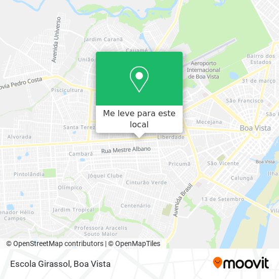 Escola Girassol mapa