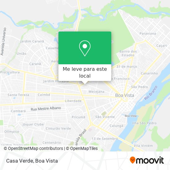 Casa Verde mapa