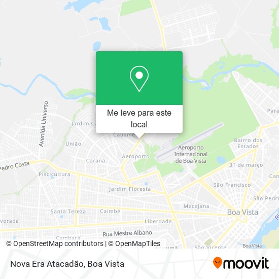 Nova Era Atacadão mapa