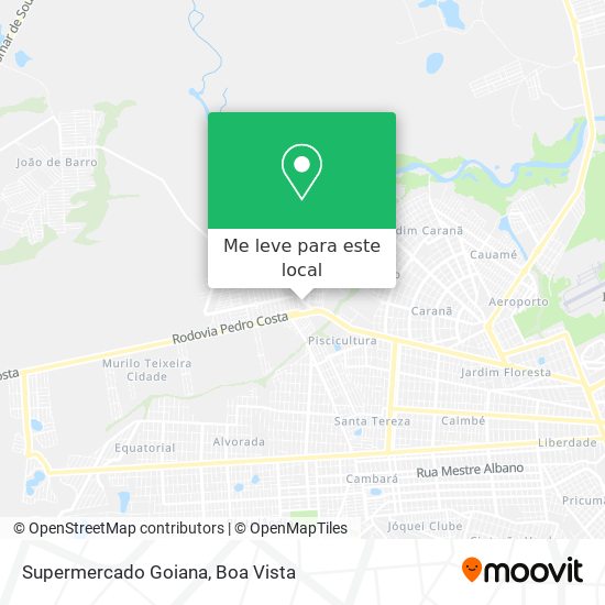 Supermercado Goiana mapa