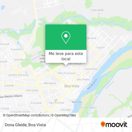 Dona Gleide mapa