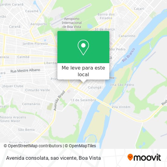 Avenida consolata, sao vicente mapa