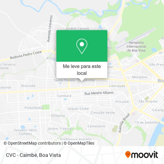 CVC - Caimbé mapa