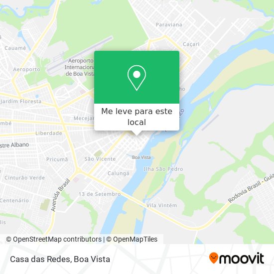Casa das Redes mapa