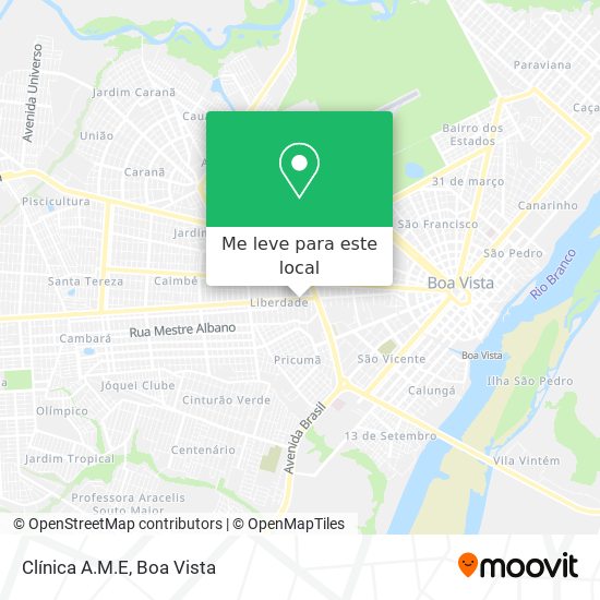Clínica A.M.E mapa