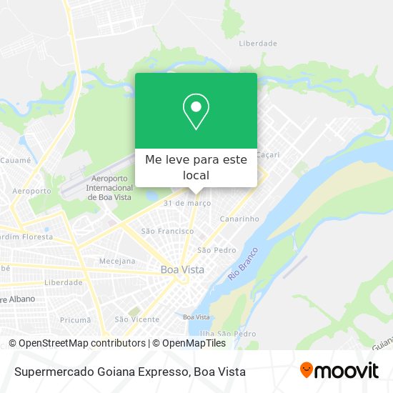 Supermercado Goiana Expresso mapa