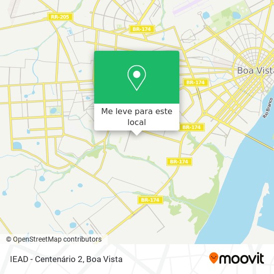 IEAD - Centenário 2 mapa