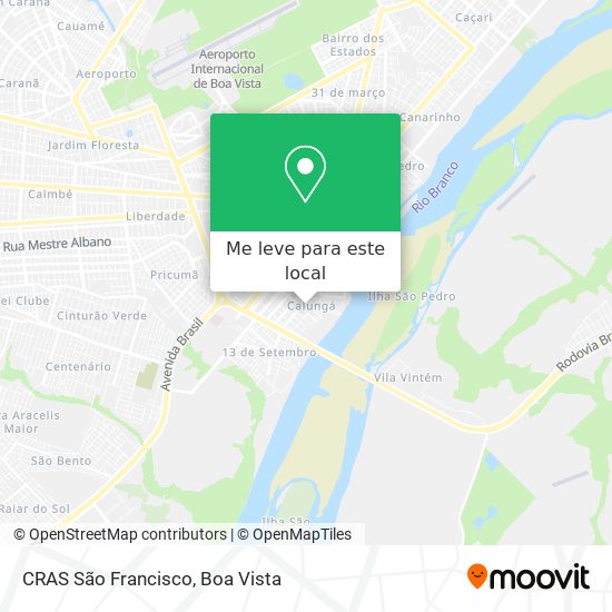 CRAS São Francisco mapa