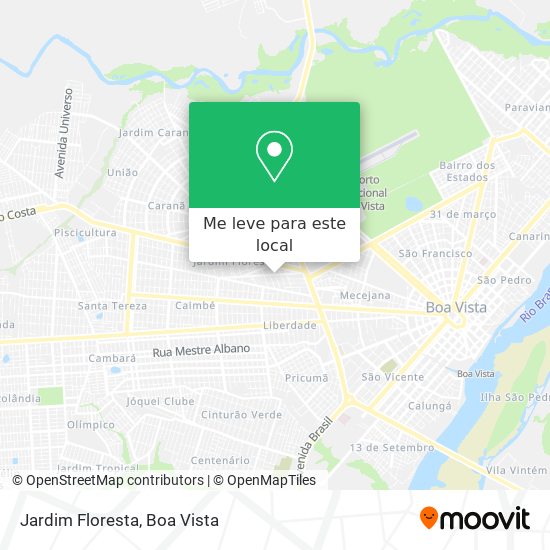 Jardim Floresta mapa