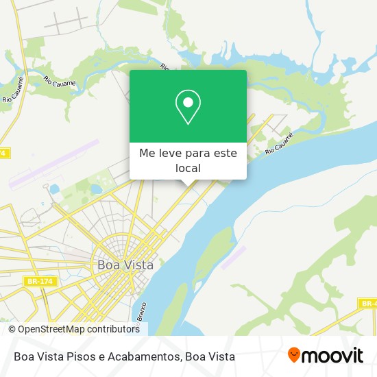 Boa Vista Pisos e Acabamentos mapa