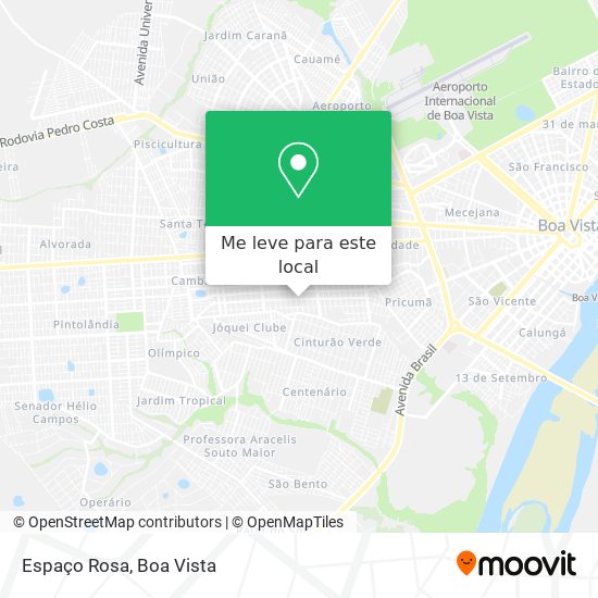 Espaço Rosa mapa